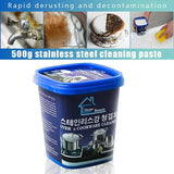 Powerful Stainless Steel Cookware Cleaning Paste Household Car Body Cleaner Washing Pot Bottom Scale Strong Cream Detergent (500g)