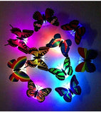 Glow In The Dark 3D Led Butterfly Night Light Led Color Changing For Kids Room (1 PCs Butterfly)