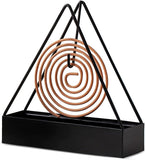 Triangular Mosquito Coil Holder, Spiral Mosquito Coil Holder Insect Repellent Incense Rack (Random Color)
