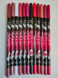 12 Pcs 36H Matte Finish Lip Pencil Set