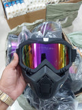 Motorcycle Protective Goggles Bike Face Mask, OFF Road Goggle Mask multicolor