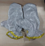 Multipurpose Wire Dishwashing Gloves | Dishwashing Rags For Wet And Dry, Steel Wire Miracle Cleaning Cloth With Glove Shape, Non-Scratch Wire Dish Cloths For Washing Dishes, Kitchen | Anti-Heat Aluminium Gloves