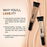 HD Pro High Coverage Concealer, Pack Of 3