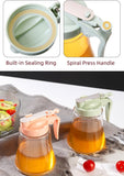 Honey Dispenser No Drip - Easy Squeeze Syrup Dispenser Bottle for Efficient Serving, Honey Squeeze Jar for Kitchen & Coffee Bar, Mess-Free Solution(250ml)
