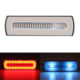 1 pc LED Motorcycle Light Moto Rear Lights 40 LED Dual Color Light Guide Flow Direction Turning Brake Tail Lamp