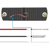 1 pc LED Motorcycle Light Moto Rear Lights 40 LED Dual Color Light Guide Flow Direction Turning Brake Tail Lamp
