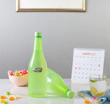 Pack Of 4 Plastic Jumbo Water Bottles (Random Color) 1.2 Ltr Each