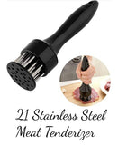 Meat Tenderizer Loose Meat Stainless Steel Needle Eco-Friendly (random color)