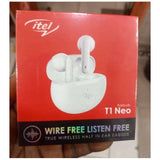 ITEL EARBUDS Model T1 NEO 18 Hours Playback