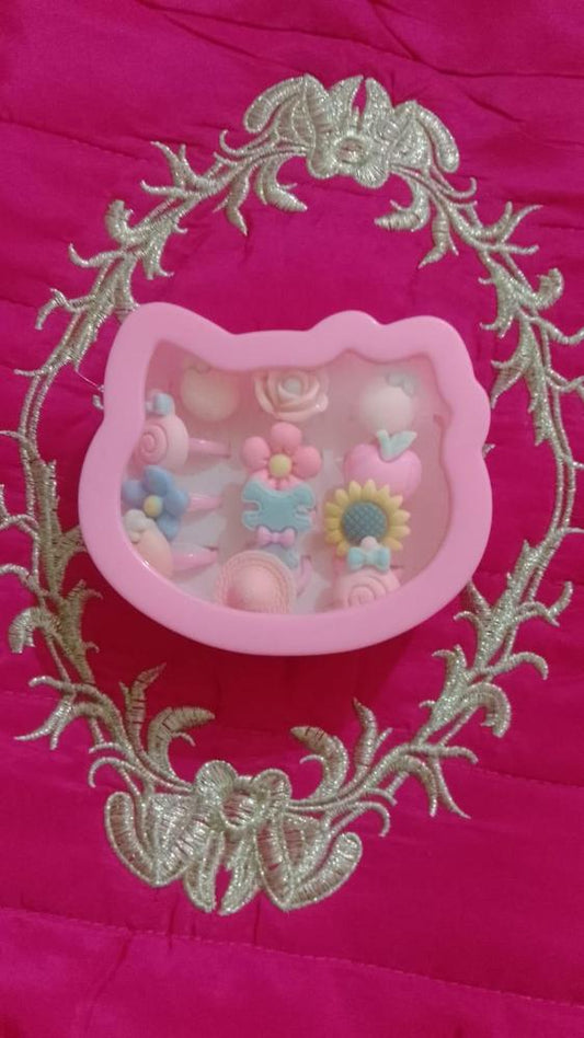 12 PCs Cartoon Characters Rings(Plastic)