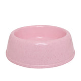 round Shaped food bowl Pet Plastic food bowl (Random Color) 8 inch