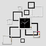 3d Acrylic DM01 Clock / Mirror Effect Ring Wall Clock Modern Design