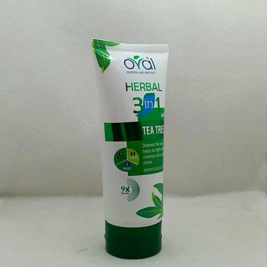 OVAL 3 in 1 Tea Tree Herbal tube ( 150 ml)