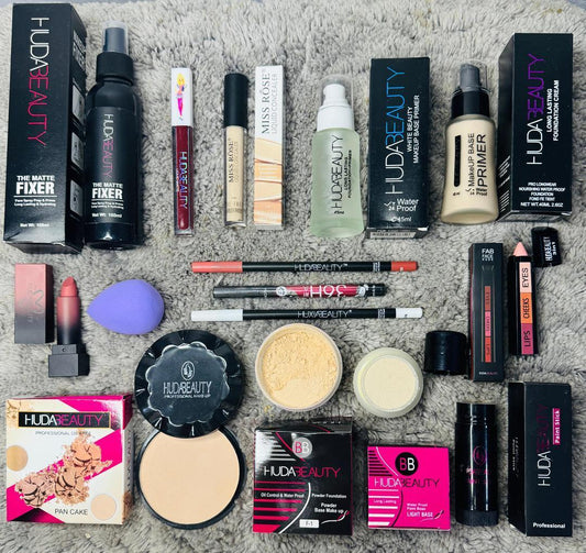 15 in 1 Makeup Deal Makeup Fixer Lip Glose Concealer Primer Foundation and may more
