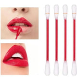 20 Pcs Long Lasting Cotton Bud Lipstick Lip Tint Multicolor