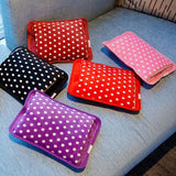 Electric Hot Water bag Heat Pad (Heat Bag) For Pain Relief velvet cloth type also used for hand warmer – Multicolour