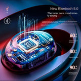 T2 TWS Wireless Earbuds Bluetooth 5.1 With LED Indicator, Type-C Charging Case, Noise Reduction & Long Battery Backup