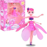Magical Flying Fairy Doll,Hand Sensor Control / Sky Dancers Flying Toy (Random Color)