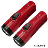 Pack Of 2 Multifunction Portable Super Bright USB Rechargeable Flashlights SD-8670