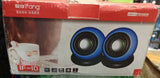 (Pair) IF-10 USB 2.0 Mini USB Speaker for Laptop and Desktop (random color)