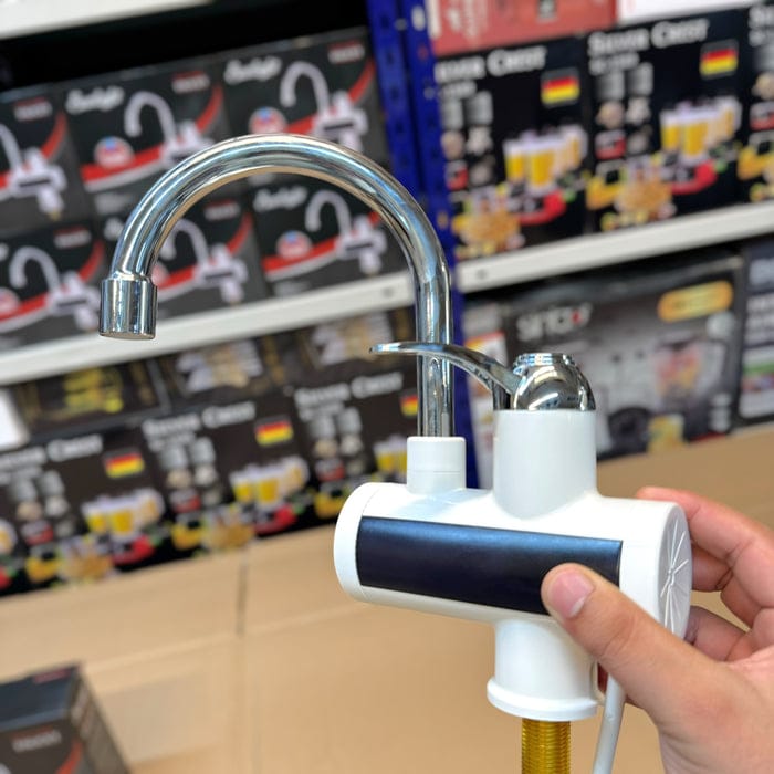 Electric Water Heating Faucet Tap For Kitchens And Bathrooms Digital Temp° Display | Hot Water(Without Shower )