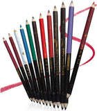 ( Pack of 12 )2 in 1 colors eye pencil multipurpose Eye Pencil (Random color )