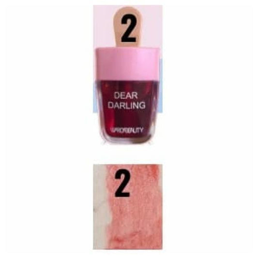 Pack Of 6 Dear Darling WardaBeauty Ice Cream Lip And Cheek Tint Long-Lasting Lip Tint (Random Color))