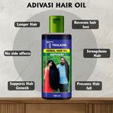 Adivasi Herbal Hair Oil Natural Pure Herbal Hair Oil 120ml (Without Box)