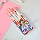 Pack Of 4 High Pigment Lipstick, Fatty Base Lipstick Naturally Tint Your Lips To Soft And Comfortable Matte (Random Color)