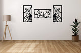 (3pcs set) 3D Wooden wall calligraphy kun faya kun Wall Art Decorations for Home, Living Rooms, Bedrooms, and Offices Perfect for Gifting
