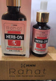 Rahat Herb on Oil 30ml for pain in joints, back pain, arthritis pain, knee pain, tennis elbow, strains and sprains