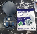 Multifunctional Data Cable Set 60W Fast Charging Cable For Android & Iphone (Random Color)