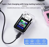Electric Lighter - Charging Lighter Creative Personality - Cigarette Lighter | Electric Rechargeable Cigarette Lighter ( Random Color )