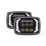 R60 Upgraded Headlight Beam For Honda CD70 / CG125 – Aluminum Body With Built-In DRL And Yellow Turn Indicators