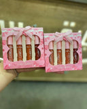 4-Piece Color Castle Bow Lip Gloss Set – Cute Bow Design, Vibrant Shades, Smooth & Glossy Finish