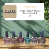 Pack Of 06 Kashee's Nail Polish - Kashee's Nail Paint For Girls - Kashee's Peel Off Nail Paint ( Random Color )