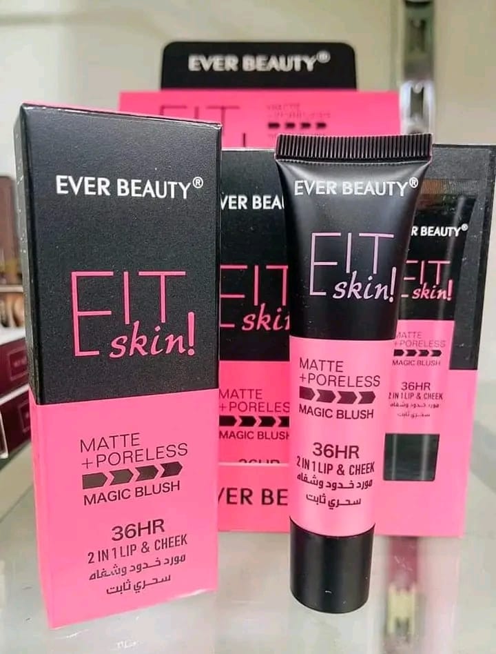 EIT SKIN Magic Blush - Matte + Poreless (2-In-1 Lip & Cheek Tint) Lasting 36 Hours 35ml