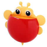 Bee Shaped Plastic Toothbrush Holder With Suction Hook – Cute Wall Mounted Toothbrush Stand For Kids & Travel (Random Colors)