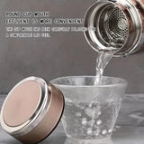 1000ml Large Capacity Stainless Steel Thermos Bottle – Hot & Cold Vacuum Flask Water Bottle (Random Color & Sticker)