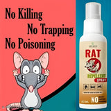 Rat Repellent Spray 50ml – Natural, Safe & Non-Toxic Rodent Deterrent For Home, Kitchen, Car, And Storage Areas
