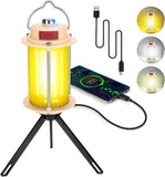 MX6611 Stepless Dimmable LED Camping Light – Portable Rechargeable Outdoor Lantern With Tripod Stand