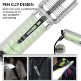 520A Multifunctional Zoom Flashlight | Rechargeable Torch With White, Red, Blue & UV LED + White Laser