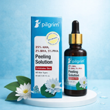 Pilgrim 25% AHA, 2% BHA, 5% PHA Peeling Solution – Advanced Skin Exfoliating Serum, 30ml