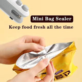 Portable Rechargeable Mini Sealer For Plastic Bags | Handheld Heat Sealing Machine