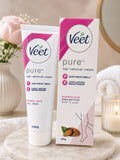 Veet Pure Hair Removal Cream For Normal Skin 100g Tube Gentle Effective Reliable Smooth Finish Practical Choice For Daily Beauty Care