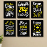 Set Of 6 Premium Wall Art Photo Tiles – Modern Home Decor Sets 8x11