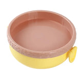 Lunch Box For Kids Burger Hamburger Shaped Multi Layer 6x3.5 Inches Multicolor Portable Food Container