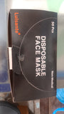 Black Disposable Mask 50 Pcs Box For Daily Protection Comfortable Fit And Easy Breathing