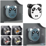 Wall Mounted Cute Panda Soap Dish Holder – Punch-Free Plastic Soap Box Rack for Bathroom & Kitchen Storage (Random color)