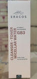Eracos GB3 Cleanser Toner Micellar Water Gentle Formula Removes Makeup Clears Impurities Refreshes Skin Provides Smooth And Healthy Look For Daily Use - 200ml